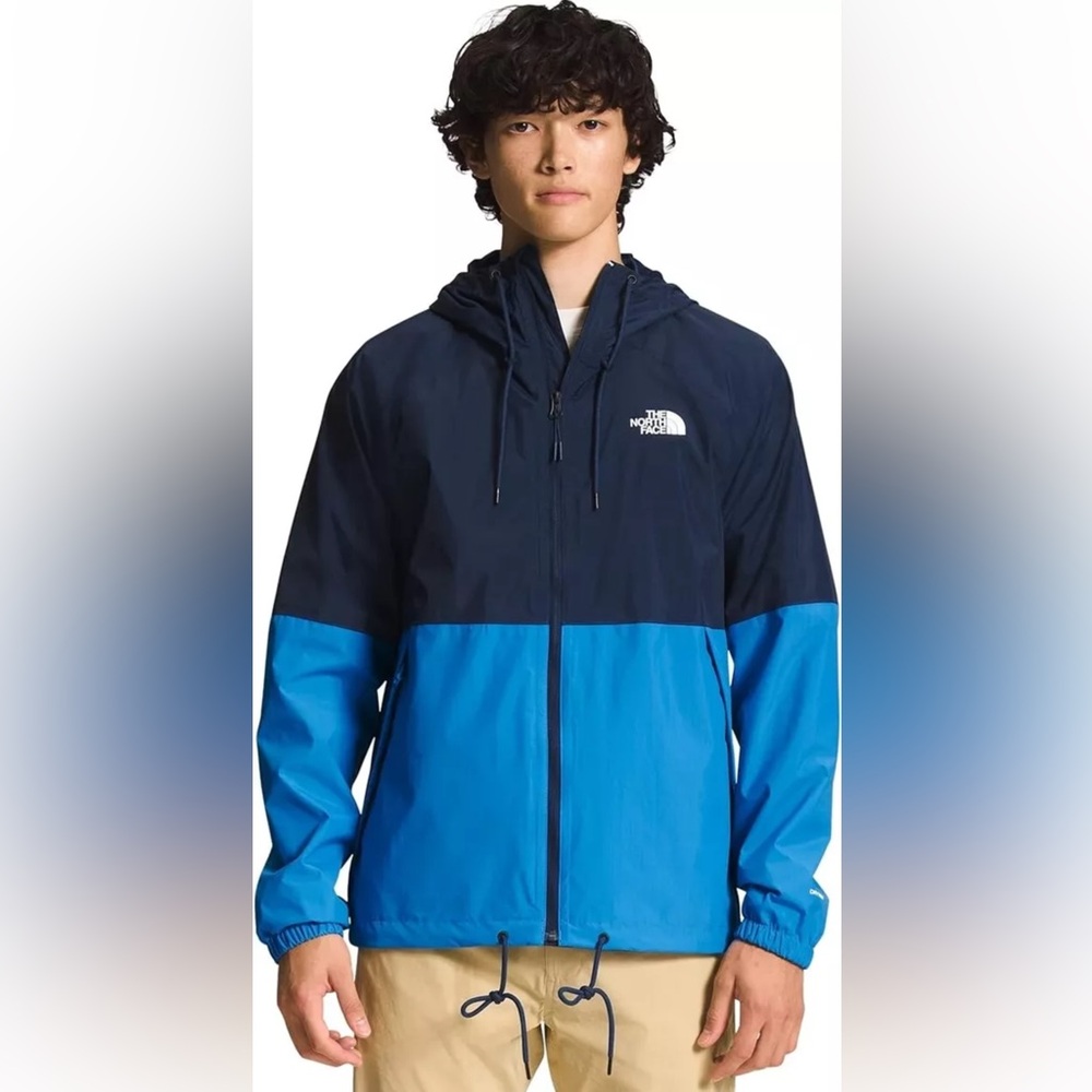 The North Face Antora Dryvent Men Waterproof Rain Hooded Jacket Navy Amazon Flex